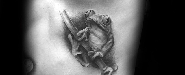 Tree Frog Tattoo Designs For Men