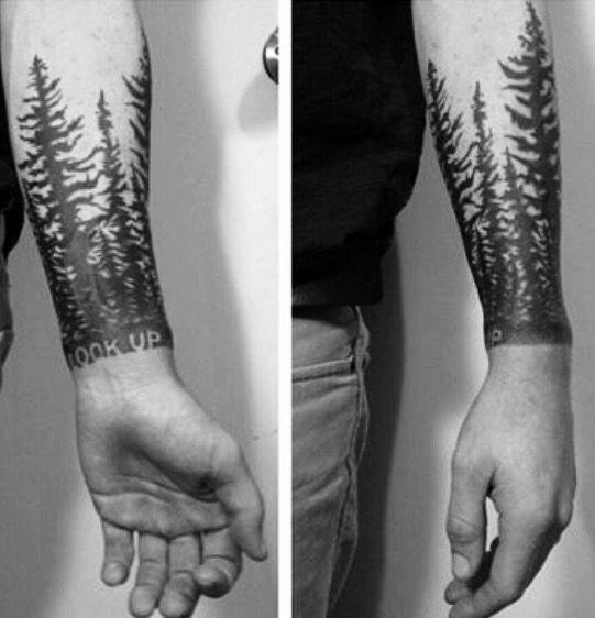 Tree Line Guys Tattoo Designs