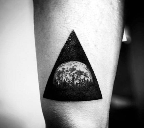 Tree Line Tattoo Design Ideas For Men