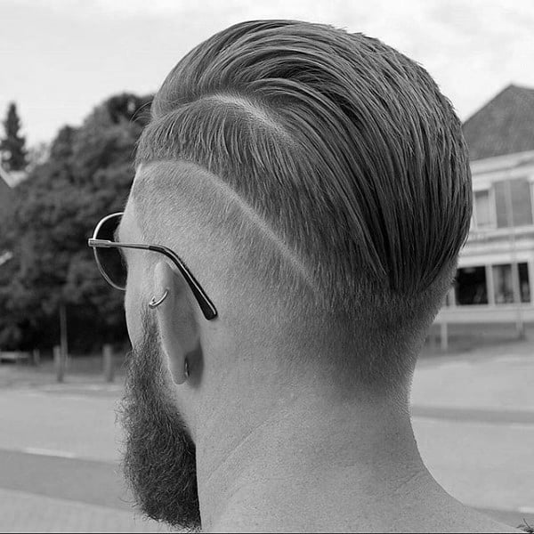 Trendy Hairstyle Men Slicked Back