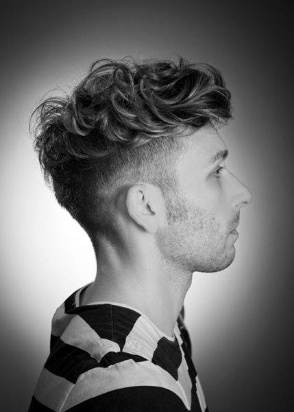 Trendy Medium Long Mens Undercut Hairstyle