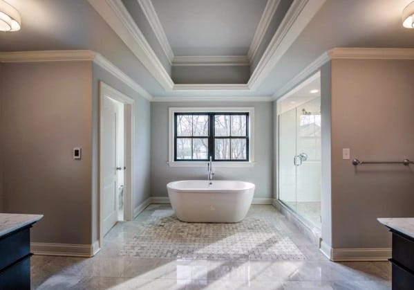 Trey Ceiling Design Ideas Master Bathroom