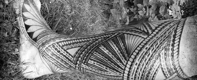 Tribal Foot Tattoos For Men