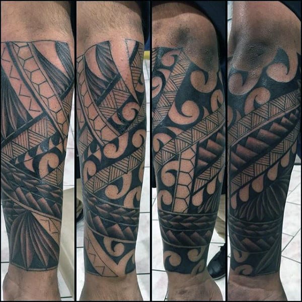 Tribal Forearm Tattoo Designs For Gentlemen