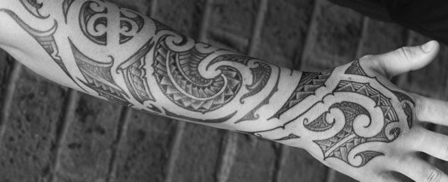 Tribal Forearm Tattoos For Men