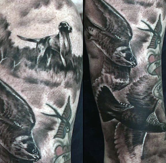 Tribal Hunting Tattoos For Men