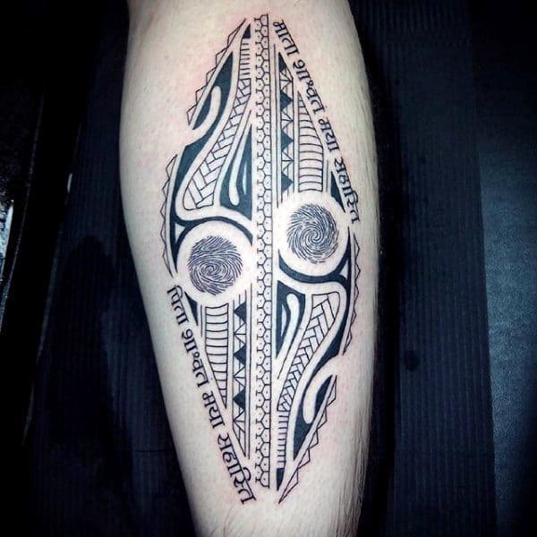 Tribal Male Fingerprint Tattoos