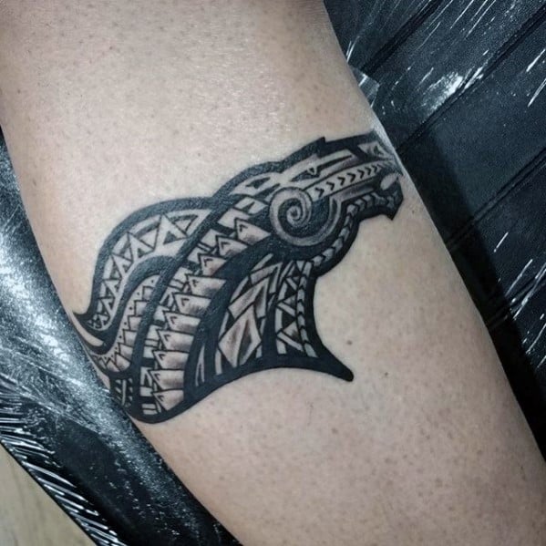 Tribal Mens Denver Broncos Wrist Tattoo Ideas