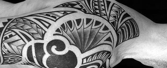 Tribal Shoulder Tattoos For Men