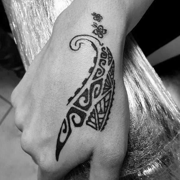 Tribal Simple Hand Mens Tattoo Ideas