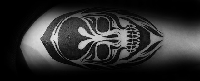 Tribal Skull Tattoos For Men