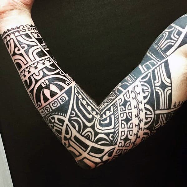 Tribal Tattoo Designs For Men Sleeve