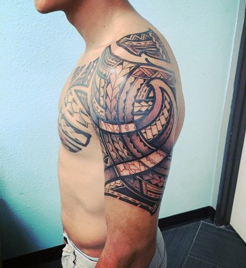 Tribal Tattoos Hawaiian Men