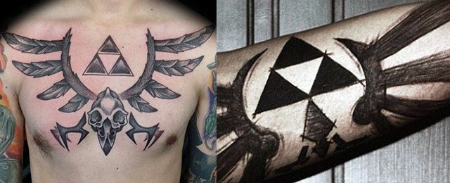 Triforce Tattoo Designs For Men