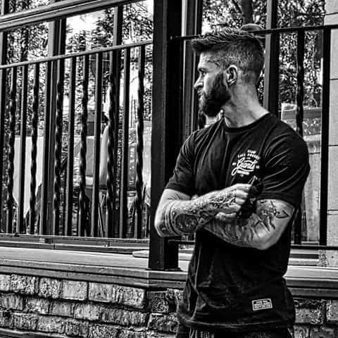 Trimmed Cool Beard Style with Undercut