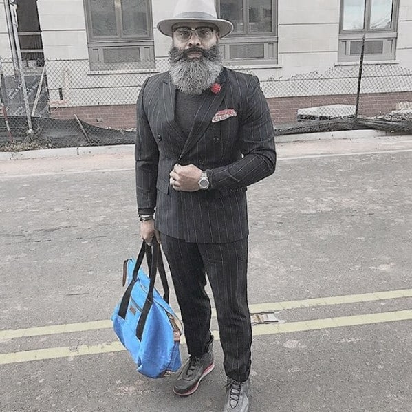 Trimmed Grey Beard Styles For Men