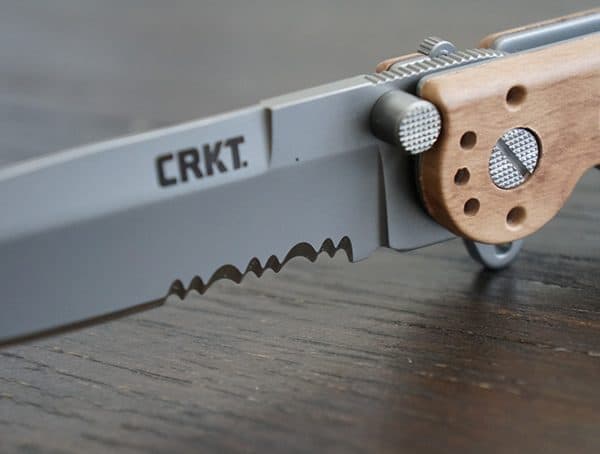 Triple Point Serrations M16 13zm Carson Crkt Folding Knife