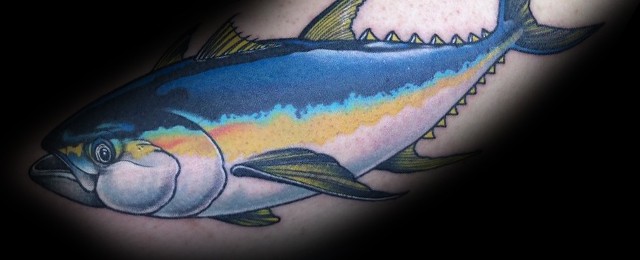 Tuna Fish Tattoo Ideas For Men