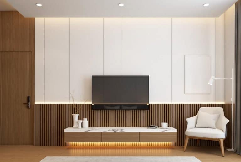 hanging tv wall design