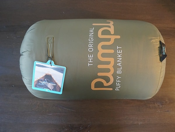 Two Person Burnt Olive Rumpl Original Puffy Blanket