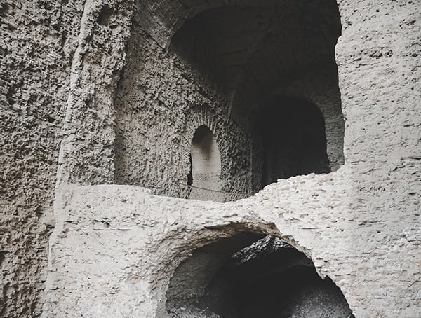 Two Story Roman Forum Buildings