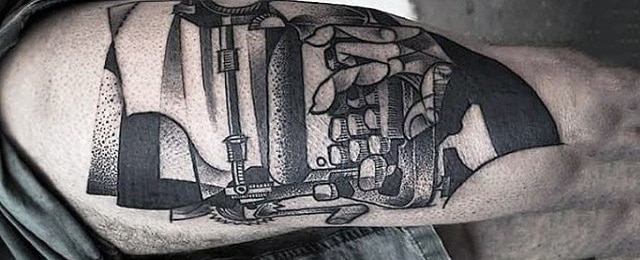 Typewriter Tattoo Designs For Men