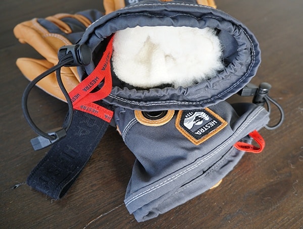 Ultra Comfortable Mens Ski Gloves Hestra Narvik Wool Terry