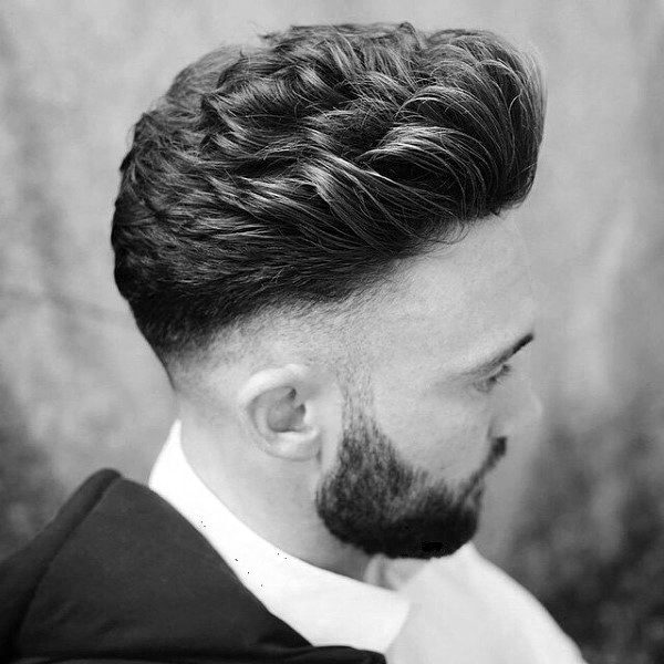 Ultra Curly Skin Fade Haircut For Men With Thick Hair Medium Length