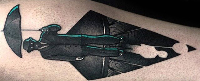 Umbrella Tattoo Designs For Men