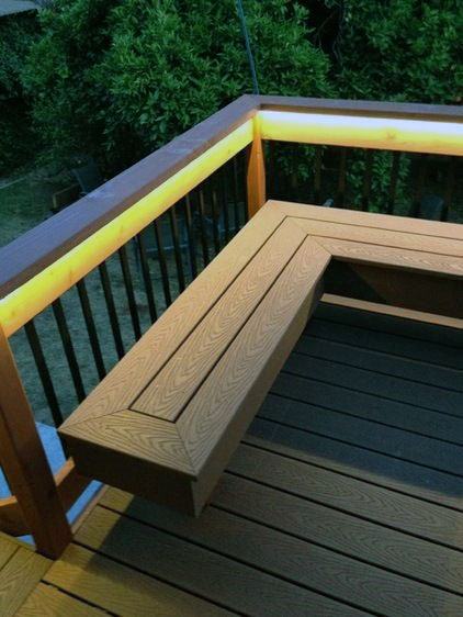 Under Handrail Cool Deck Lighting Design Ideas
