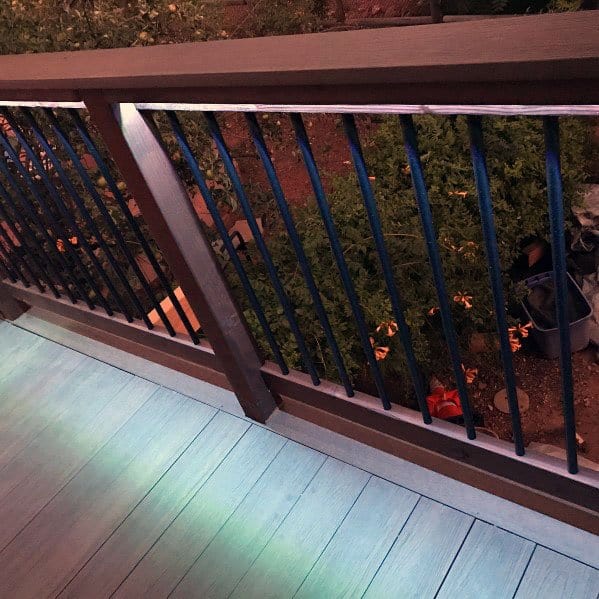 Under Handrail Led Deck Lighting Ideas