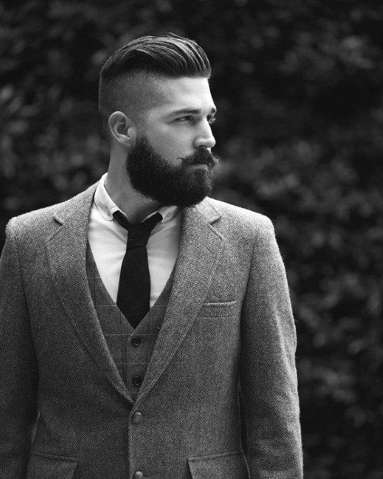 Undercut Stylish Hairstyles For Men With Beards
