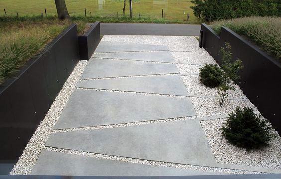 zigzag walkway paver