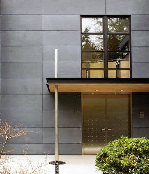 contemporary metal siding panels