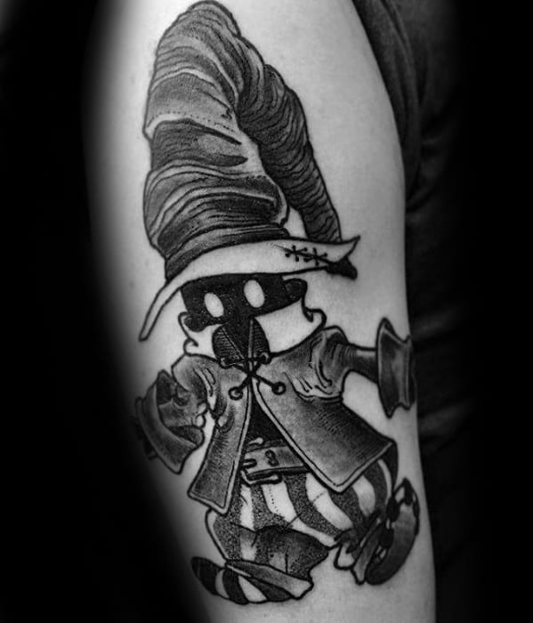 sword from video game final fantasy mens forearm tattoo