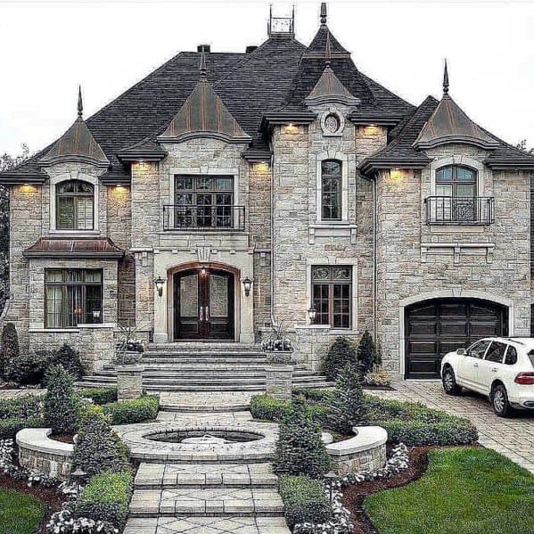 statement water fountain feature