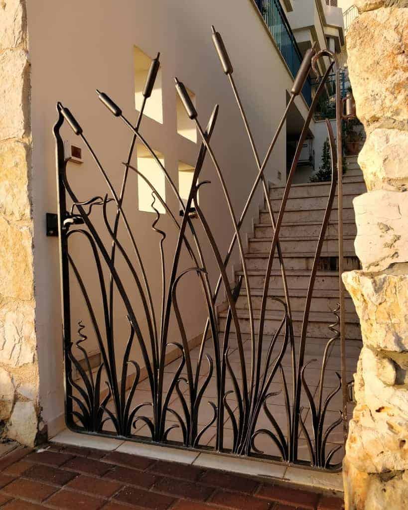 unique metal garden gate