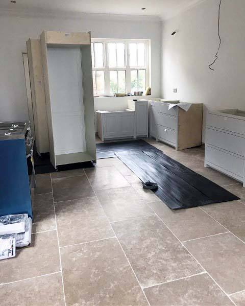 lime-washed concrete tiles