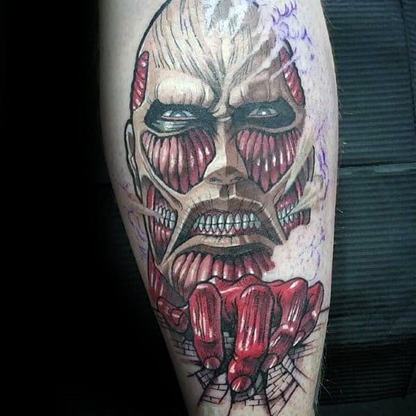 Unique Mens Anime Tattoos