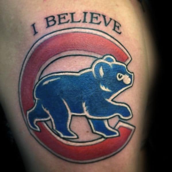 Unique Mens Chicago Cubs Tattoos