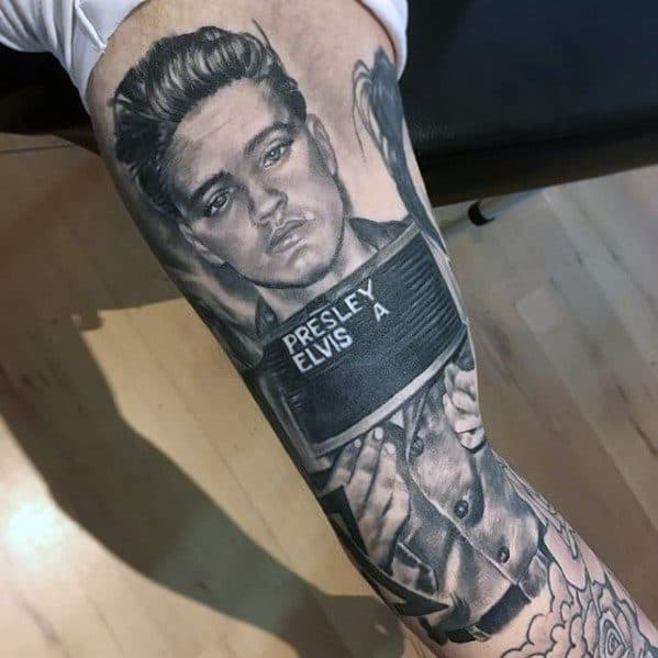 Unique Mens Elvis Presley Tattoos