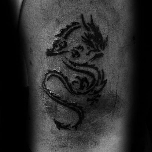 Unique Mens Simple Dragon Tattoos