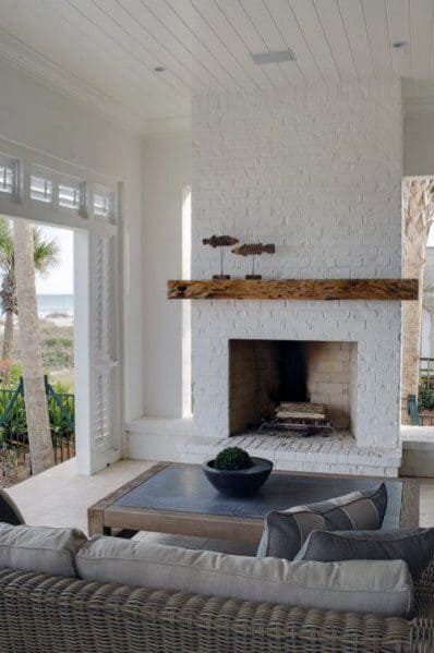 Unique Painted Fireplace Designs