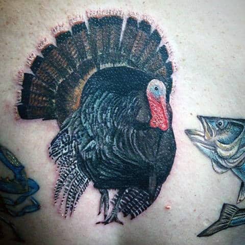Unique Turkey Mens Chest Tattoo Ideas