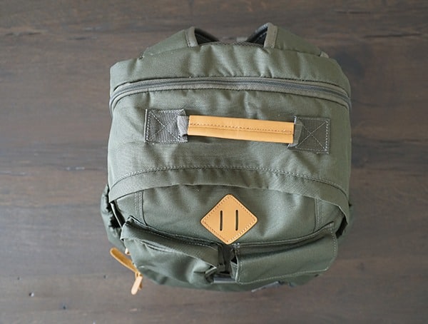 United By Blue Arid Backpack Top View