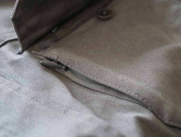 United By Blue Holt Work Shirt With Hidden Security Pocket Zipper Closed