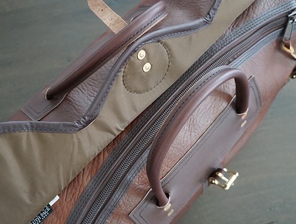 Unlatched Top Duluth Pack Bison Leather Sportsman Duffel