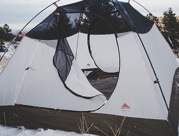 Unzipped Front Door Entry Kelty Outfitter Pro 3 Tent Review