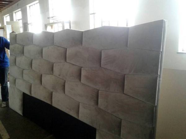 thick rectangle upholstered headboard