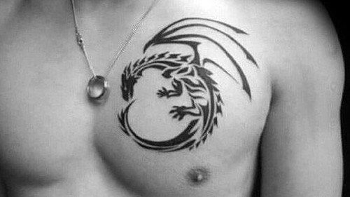 upper-chest-guys-tribal-dragon-tattoos-1